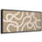 White Abstract Lines on Beige Modern Art-100937185-111696311