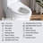 Adjustable Heated Smart Bidet Toilet Seat With Side Knob, Night , And Automatic Nozzle Cleaning - Post Cleaning, Female Massage Functions, Precise Position Adjustment Via Remote, Intelligent