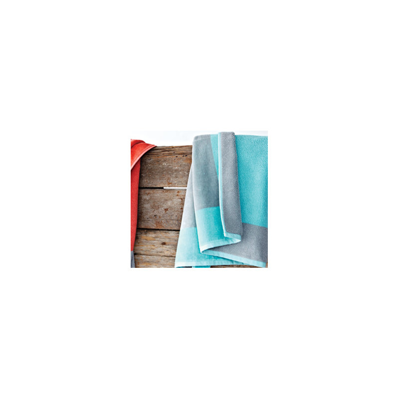 Soleil 100% Cotton Beach Towel, Aqua