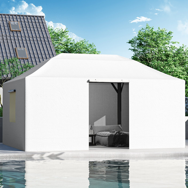 Gazebo Cover Fits 16 X 12 Ft Hardtop Gazebos, 110" H x 192" W x 144" D