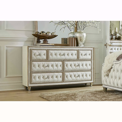 Williams Ivory and Camel 7-drawer Dresser