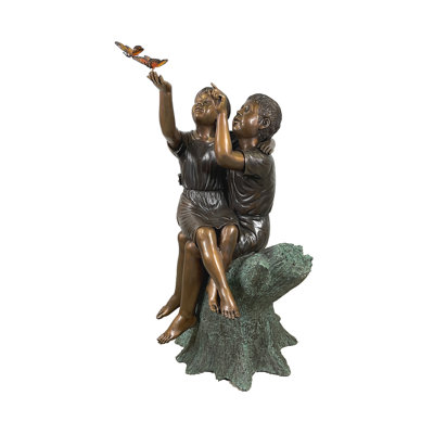Bronze Garden Statue
