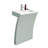 Cedar Falls 22"Pedestal Sink with Overflow