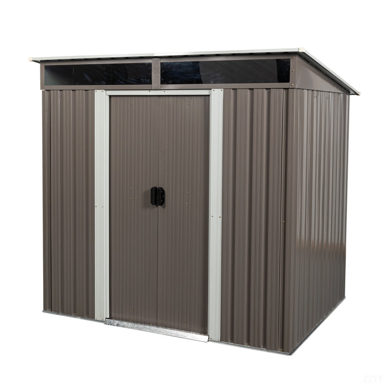 Remise de rangement extérieure en métal