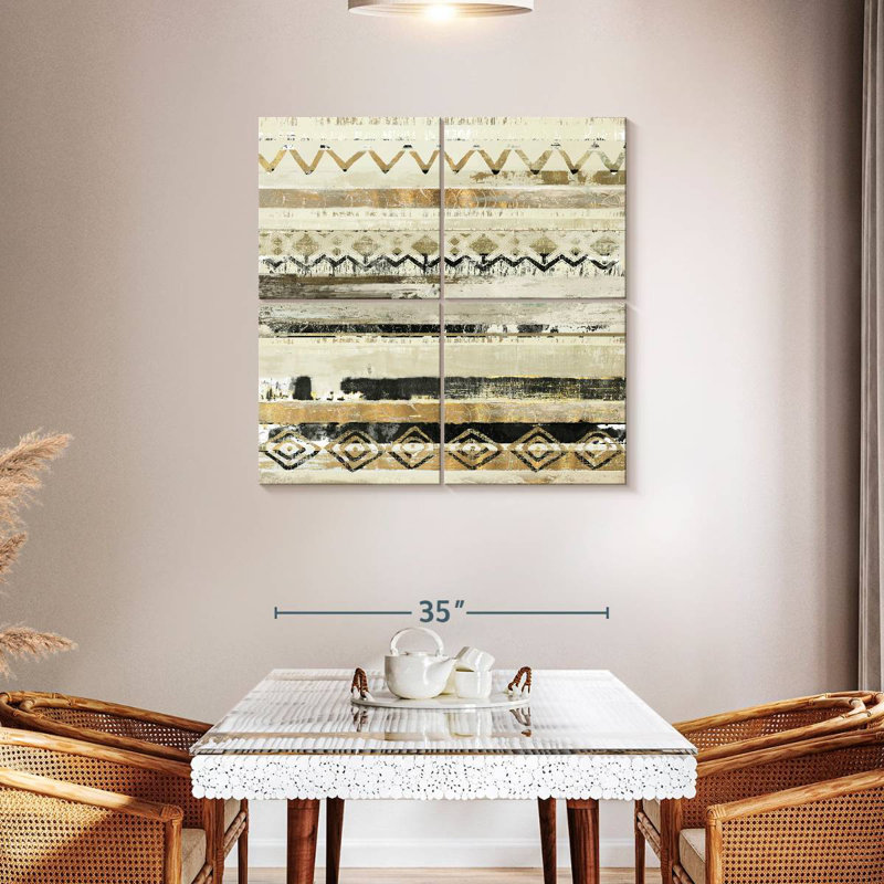 Kerner African Patchwork, 38'' H x 38'' W