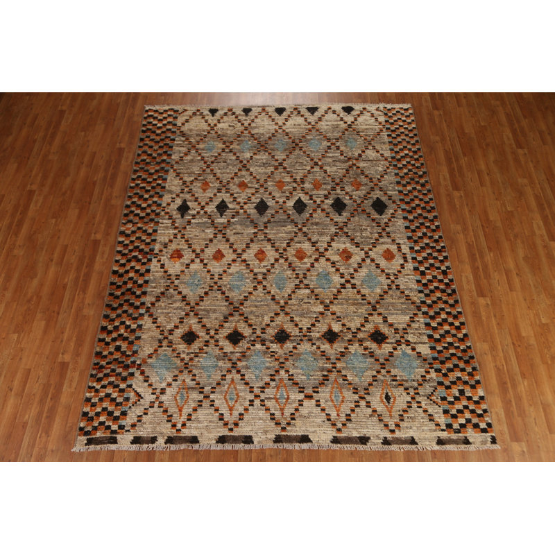 One-of-a-Kind 8'4'' X 10'2'' New Age Wool Area Rug in