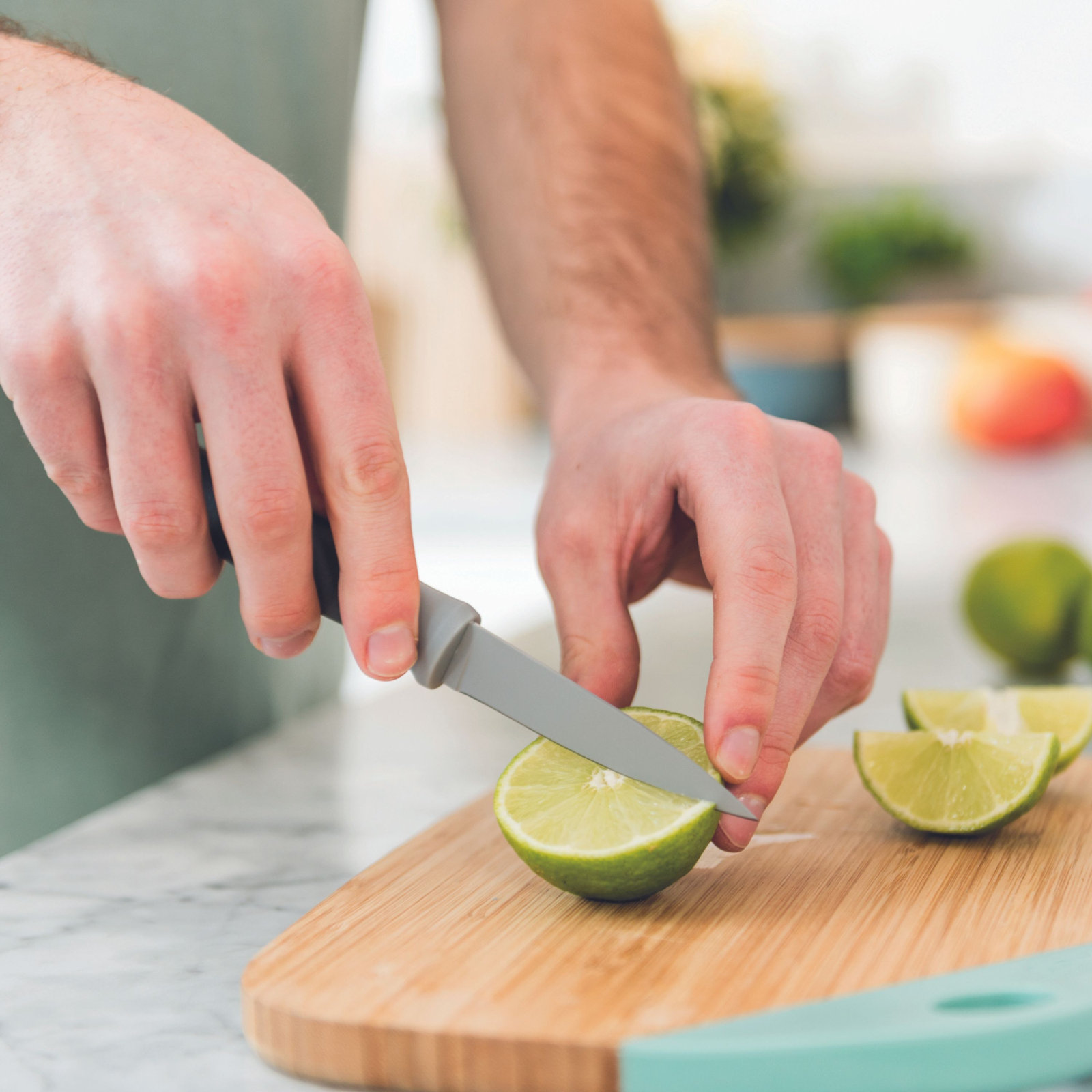 BergHOFF Leo Balance Non-Stick Stainless Steel Paring Knife, 3.5", Recycled Material