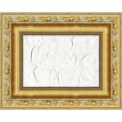 Textures in White Framed Painting Canvas