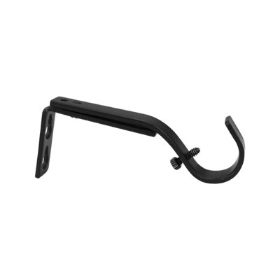 1" Bracket Matte Black 4-pack