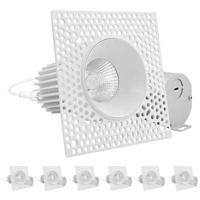 3'' Dimmable Air-Tight IC Rated LED Canless Recessed Lighting Kit