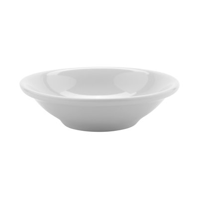 GET Plat à singes en porcelaine haute résistance, 4 onces, blanc (ensemble de 12)
