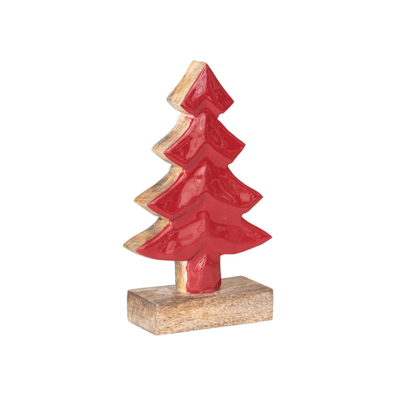 Arbre en bois de manguier sculpté avec base