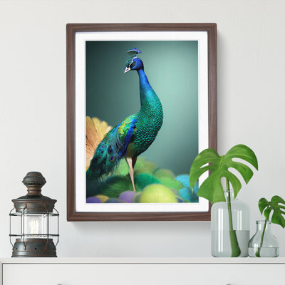 Amazing Peacock - Single Picture Frame Print