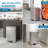 Steel Step On Kitchen Trash Can - 13 Gallons