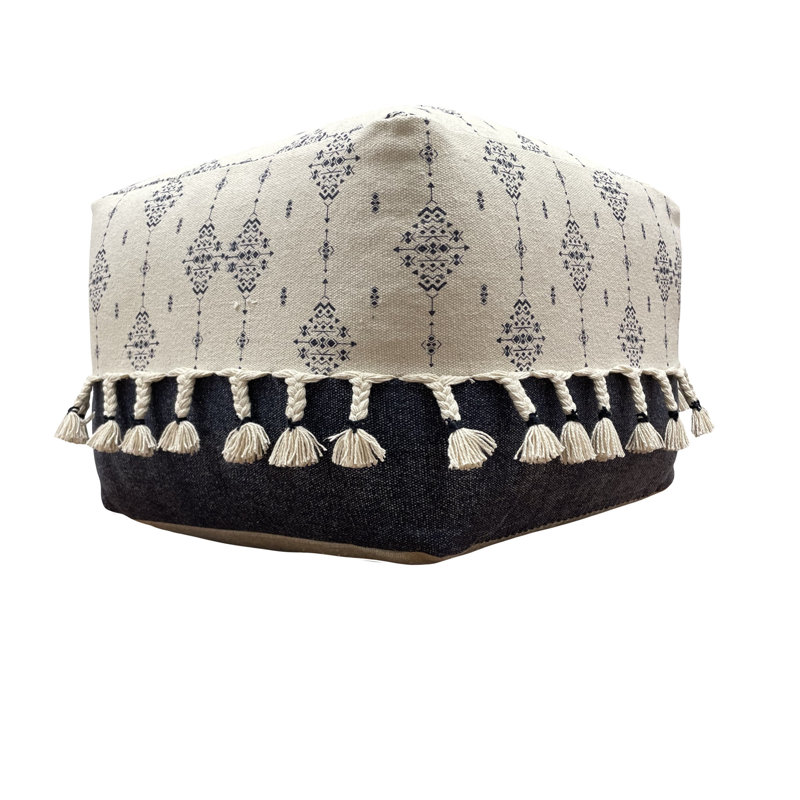 Repose-pieds bleu 18% 18 po 18 po