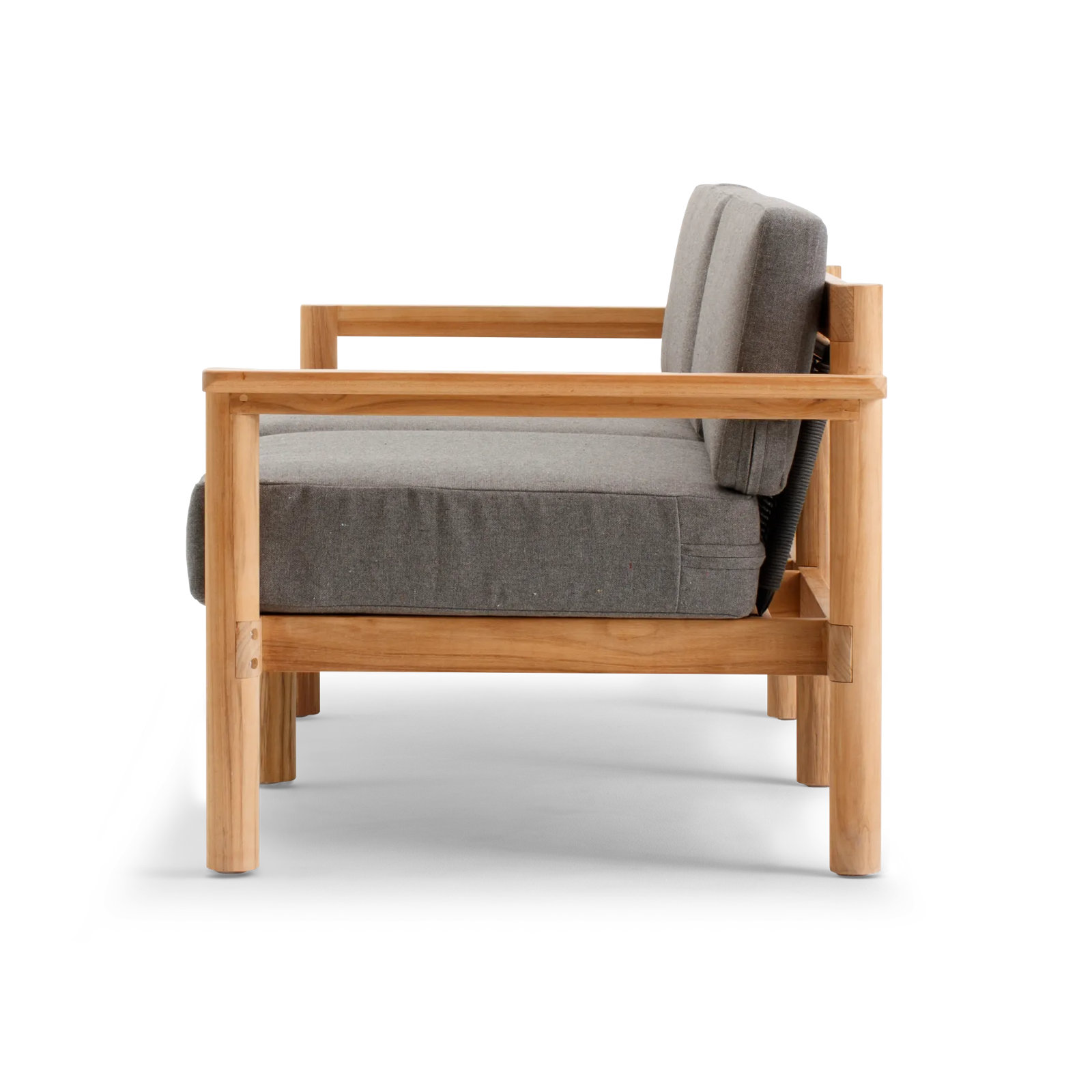 Haven 63" Sunbrella® Patio Loveseat, Sunbrella Greystone