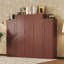 Grand lit escamotable en bois avec 2 garde-robes et tablette de rangement-688522657-688522671