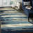 Husman Transitional Abstract Handwoven Wool Blend Area Rug-971716040