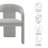 Oslo Barrel Fabric Upholstered Dining Accent Chair-109758072