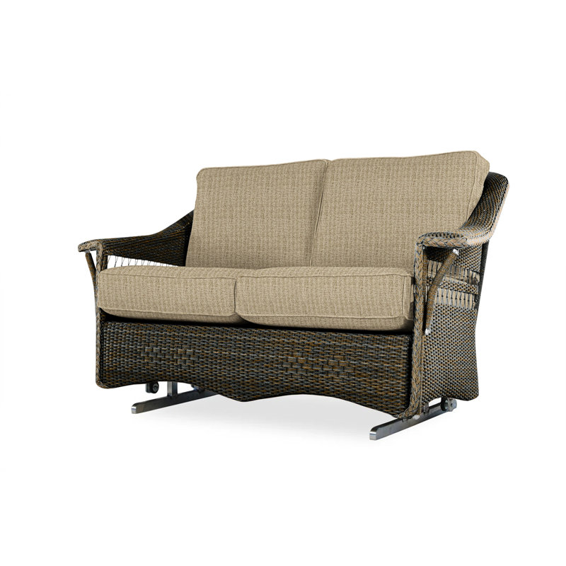 Nantucket Outdoor 2 - Seat Loveseat, Mink, Bamboo Bay Sky