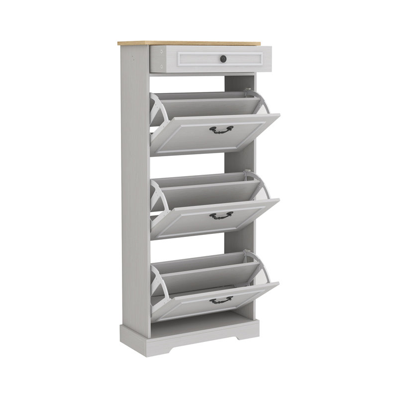 Armoire de rangement pour chaussures avec 1 tiroir