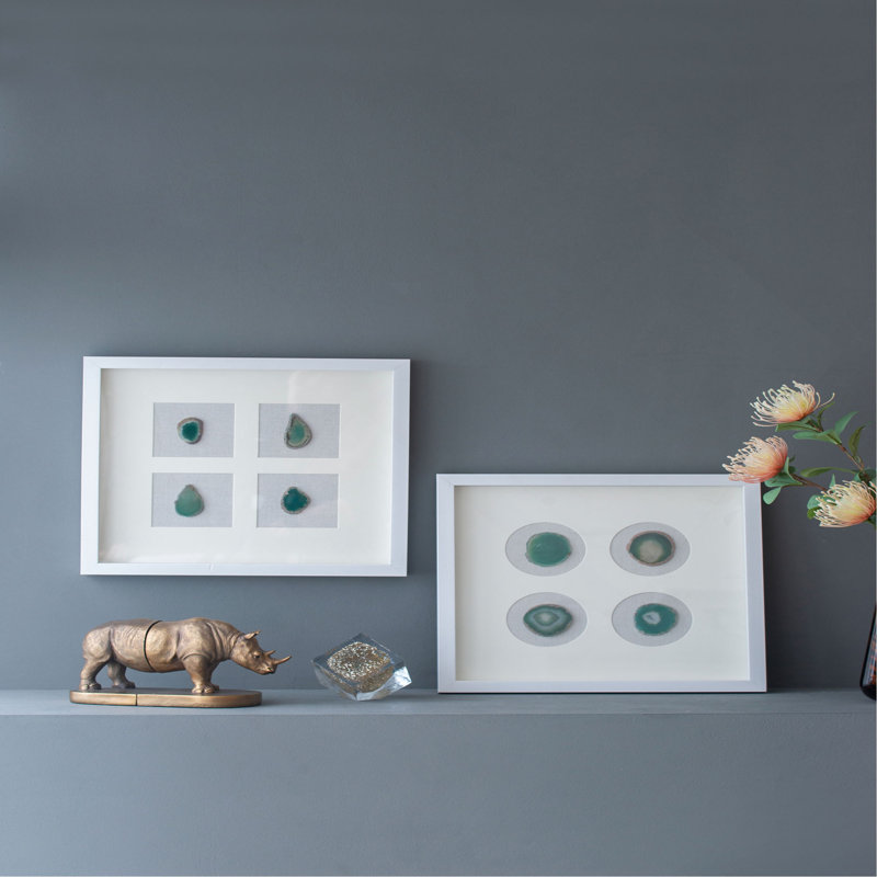 Boîte murale décorative 15,57 x 1,2 x 15,7 po S / 2