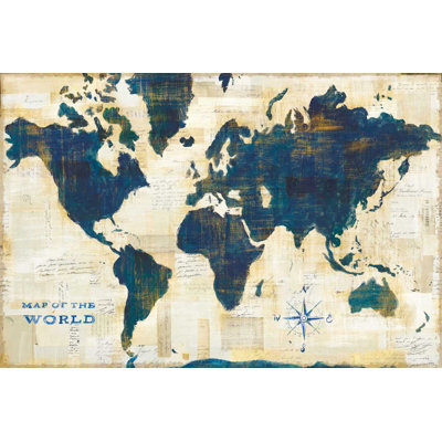 Collage de la carte du monde