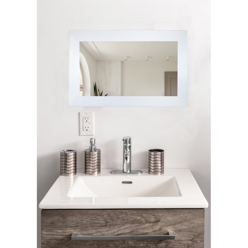 Mirror, 22" x 33", White