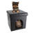 PETMAKER Cat House – Collapsible Multipurpose Small Dog or Cat Ottoman with Footrest, Cushioned Top, and Interior Pillow-70755089