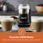 GEEPAS Coffee Grinder | 200W Electric Coffee Grinder | Stainless Steel Blades for Coffee Beans Spices Herbs Dried Fruits & Nuts Grinding | Small Fixed Mill with Transparent Lid | 2 Year Warranty