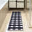 Non-Slip Checkered Plaid Area Rug For Living Room, Hallway Runner, Entryway Rug, Black/Gray/White-1464549459