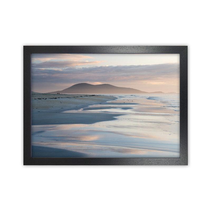 The Wind And The Sea by Karsten Wrobel - Print on Canvas, 34cm H x 46cm W x 3cm D, Black Framed
