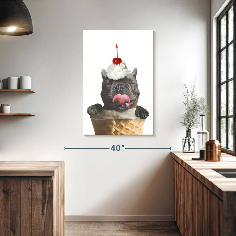 Brampt Ice Cream Dog, H 39 po x l 26 po