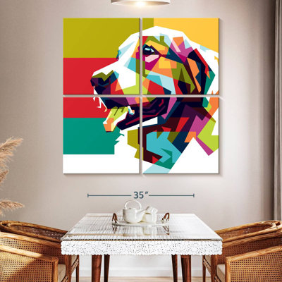 Brampt Abstract Golden Retriever