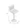 Clift Modern Upholstered Adjustable-Height Barstool with Footrest