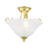 Aquala Glass Semi Flush Mount-20317236