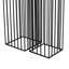 Ensemble de 2 supports pour plante d'appoint, cadre ouvert en métal noir, 42 et 34 pouces