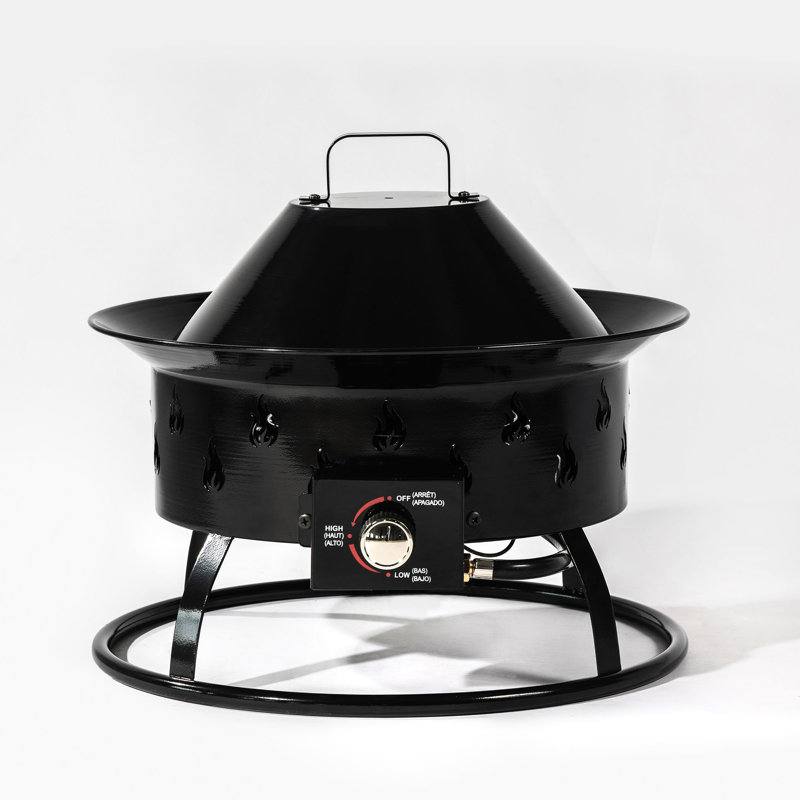Mini Portable Fire Heater - Steel Construction With Lava Rocks For Outdoor Adventures And Comfort Burner Pit Camping Trips