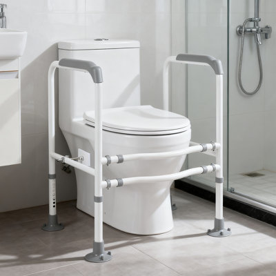 Adjustable Suction Cup Non-slip Toilet Grab Bar