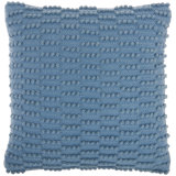 Dredyn Striped Cotton Blend Throw Pillow