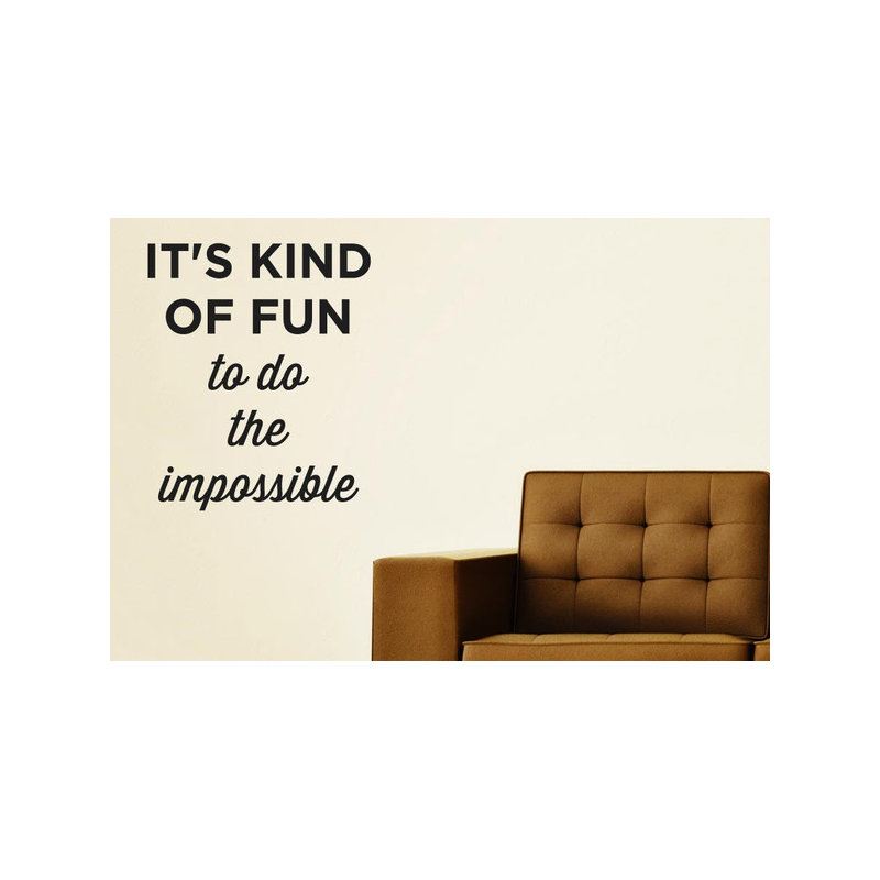 Non-Wall Damaging Wall Decal, Black, Large