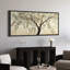 «Tree Green Leaves», impression sur toile encadrée surdimensionnée-111653951-111653950