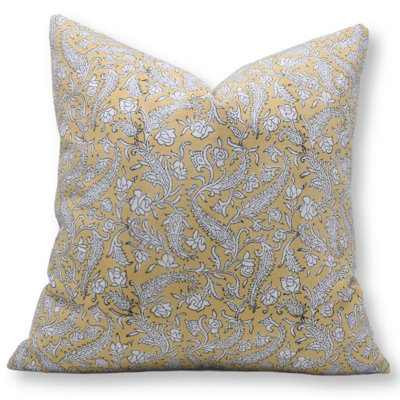 Housse de coussin intérieur / extérieur en coton Black Forest