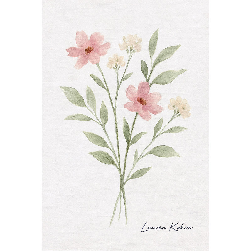 «Blush Simplicity», reproduction sur toile tendue, H 36 po x l 24 po