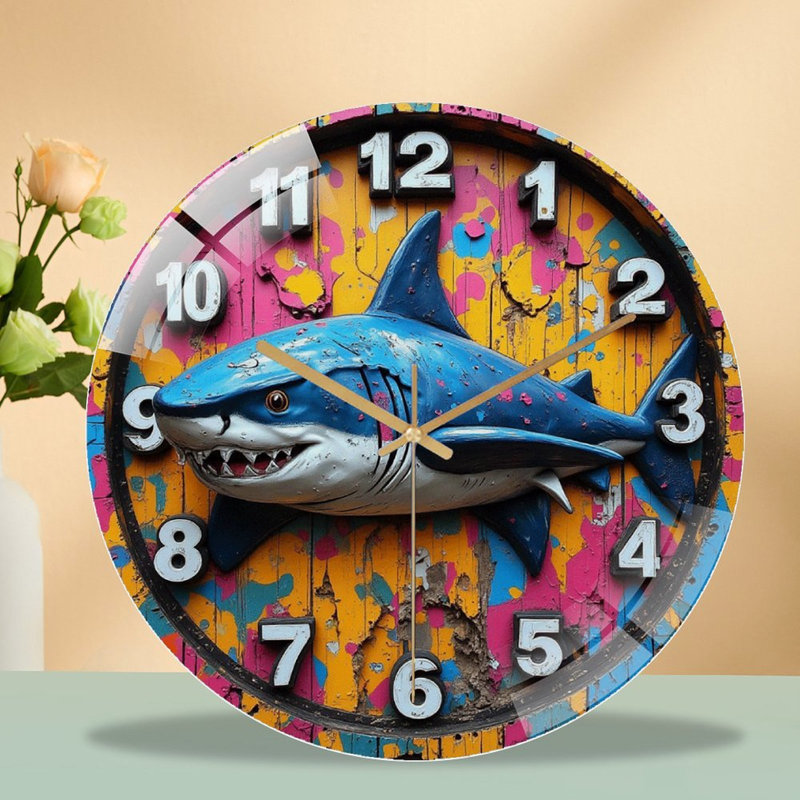 Horloge murale Shark