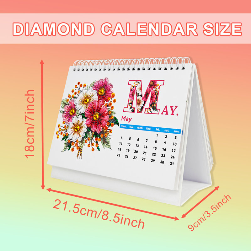 Diamant, calendrier artistique - décoration de maison