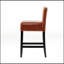 Adjustable Height Swivel Counter Stool with Diamond Tufting and Comfortable PU Leather Seat, Ideal for Modern Kitchens and Bars.