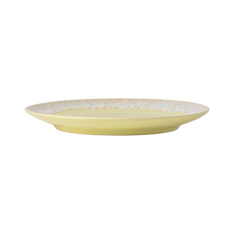 Assiette plate en grès 10,75 po Taormina, ensemble de 6, Cremini