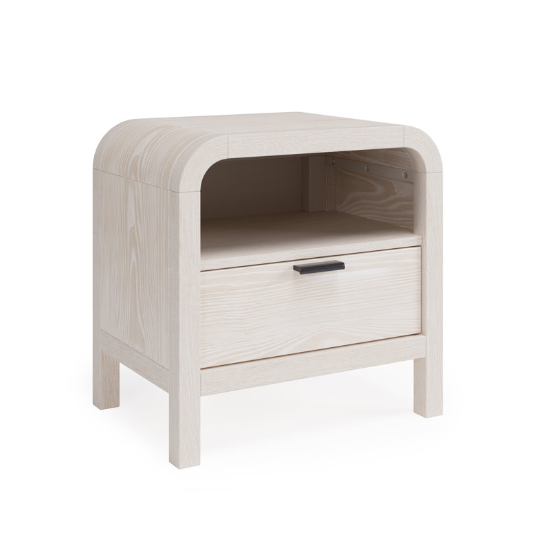 71.12cm W Solid Wood Bedside Table