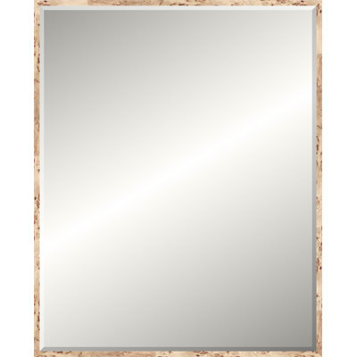 Blonde Burl Mirror